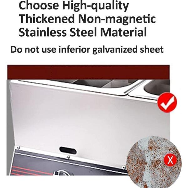 フライヤー 業務用 プロパン天ぷら鍋 ガス油フライヤー ステンレス鋼の