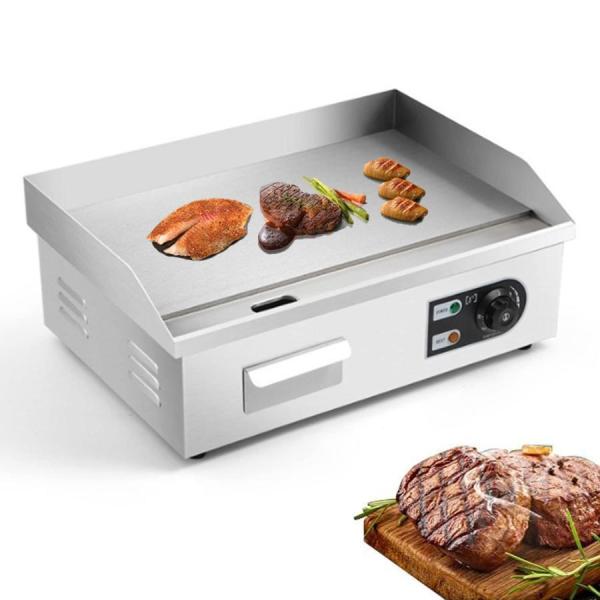 電気グリドル 卓上 鉄板焼き器 業務用電気テーブルグリルステンレス鋼カウンタートップグリルBbqホットプレート 温度制御＆ステンレス鋼 バーベキュー＆鉄板焼き クローバー株式会社 電気グリドル 卓上 鉄板焼き器 業務用電気テーブルグリルステンレス鋼
