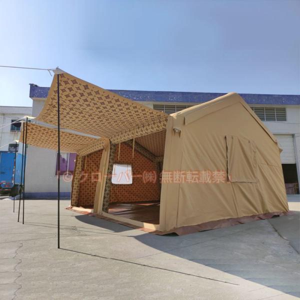 空気注入式テント キャンプ用 ファミリーテント パーティー フェスティバルテント 大型 ポップアップテント クローバー株式会社 キャンプギア用 防水アウトドアテント