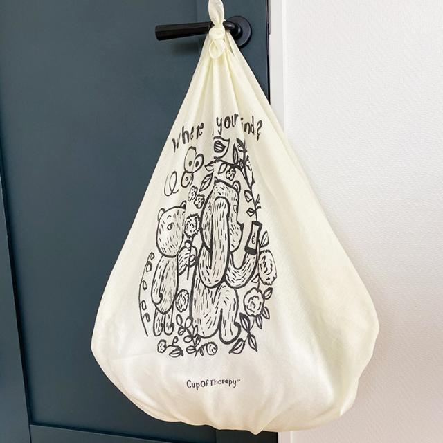 Cup Of Therapy ファブリックマルチクロス 105×105 ( カップオブラセピー 風呂敷 ふろしき 大判 150cm 150 サイズ かわいい 北欧 モダン 一升餅 エコバッグ おしゃれ ) 風呂敷