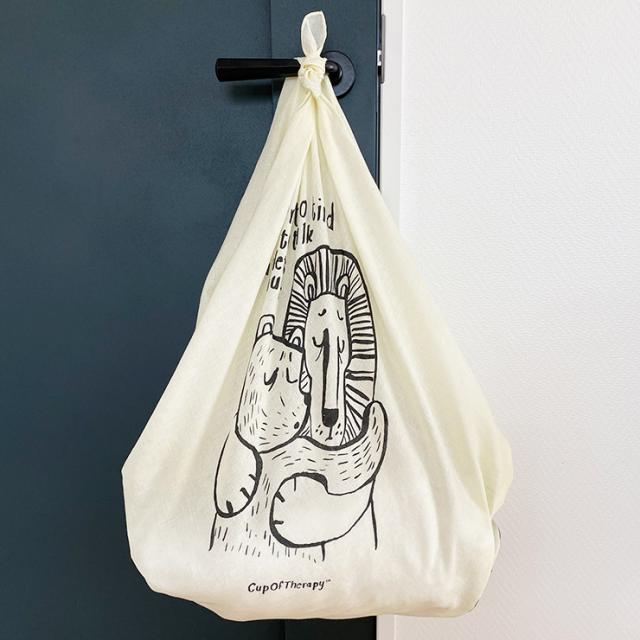 Cup Of Therapy ファブリックマルチクロス 105×105 ( カップオブラセピー 風呂敷 ふろしき 大判 150cm 150 サイズ かわいい 北欧 モダン 一升餅 エコバッグ おしゃれ ) 風呂敷