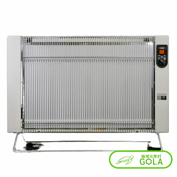 サンラメラ 1221型 ミルキーホワイト ストーブ ファンヒーター 暖房器具 省エネ 日本製 遠赤外線 輻射熱