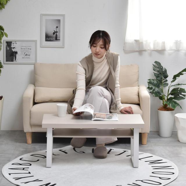 センターテーブル ローテーブル おしゃれ テーブル 収納 折りたたみ サブテーブル シンプル マット 幅80cm 一人暮らし ワンルーム 新生活 子供部屋_13