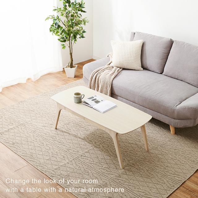 テーブル センターテーブル 収納 木目調 引き出し おしゃれ リビング