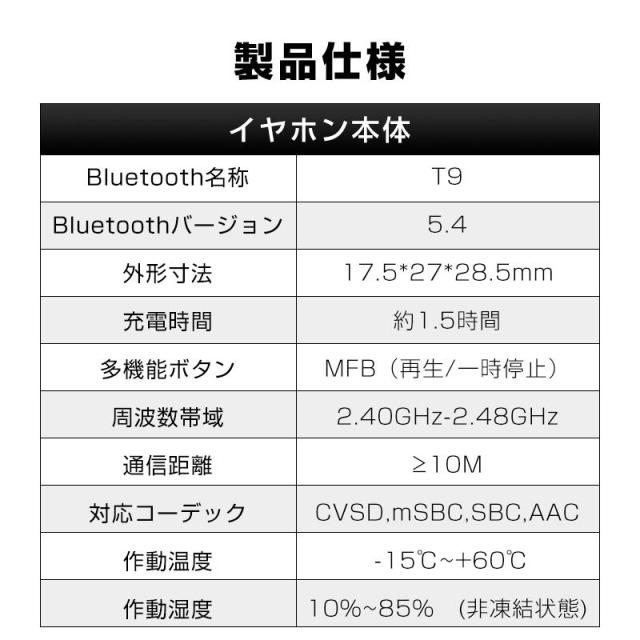 骨伝導イヤホン 液晶ディスプレイ搭載 Bluetooth 5.4 耳を塞がない ワイヤレス タッチスクリーン ENCノイズリダクション 小型軽量_17