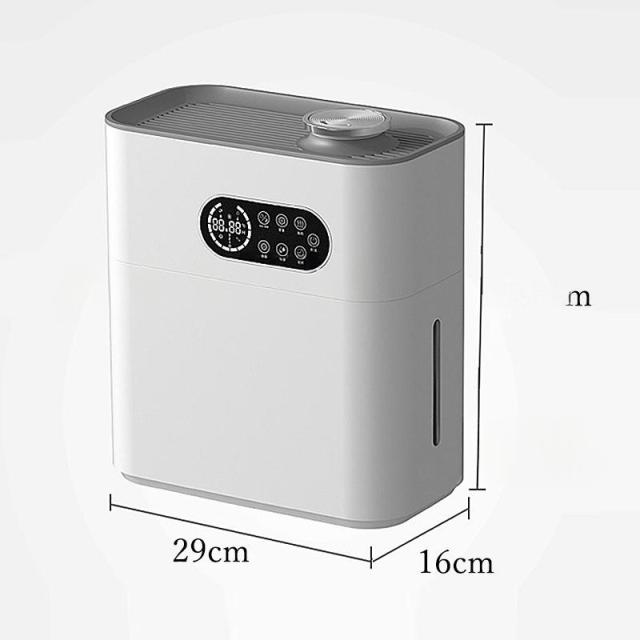 加湿器 大容量 6.5L 卓上 おしゃれ 静音 スチーム式 上から給水 省エネ 小型 コンセント給電 アロマ対応 寝室 オフィス 超音波式 水噴霧式 節電 乾燥対応 秋冬