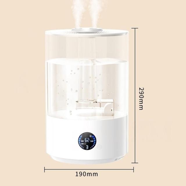 加湿器 大容量 7.8L おしゃれ 卓上静音 高級超音波式 上から給水 省エネ 小型節電 LEDライト付き コンセント給電 北欧寝室 オフィス 自動秋冬乾燥 3段階 水噴霧