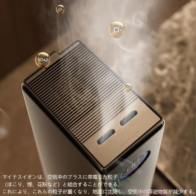 加湿器 超音波 大容量 13L 空気清浄機 花粉対策 UVライト付き 除菌 40