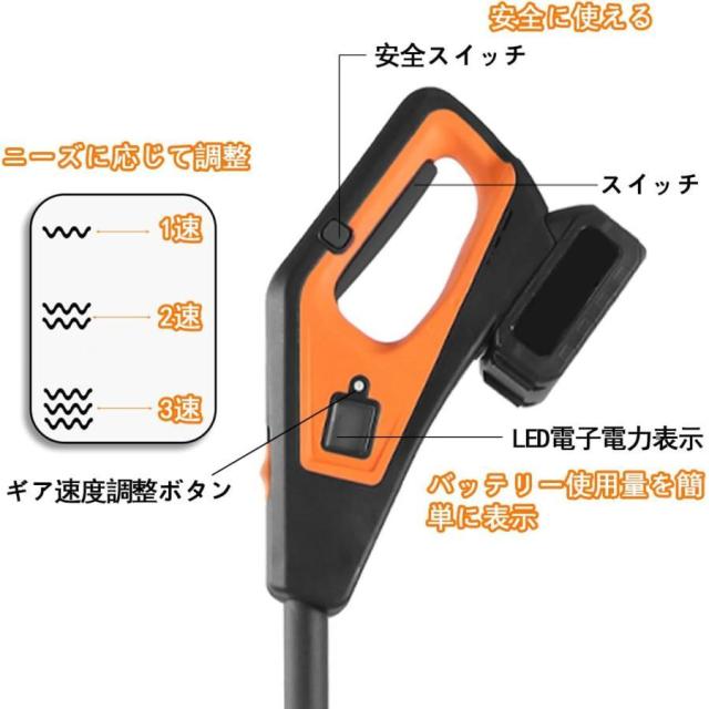 除雪機 電動除雪機 家庭用 充電式 マキタ18vバッテリーを対応/ブラシレスモーター 23000rpm 大容量バッテリー 41cm除雪幅 10m投雪距離 LED電力表示 雪かき_2