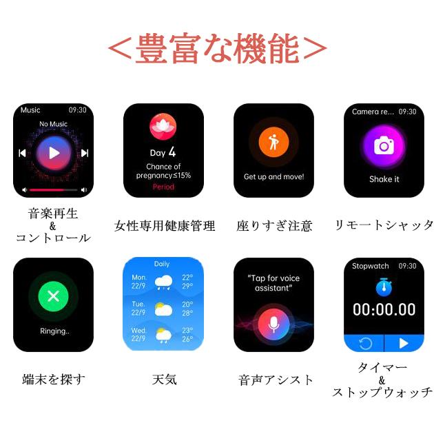 スマートウォッチ レディース 小さめ かっこ良い ご覧なさる 血圧位置づける 温度 ヘルスウォッチ 電話を掛ける役立つこと 御上さん ヒューマノイド Android相応う