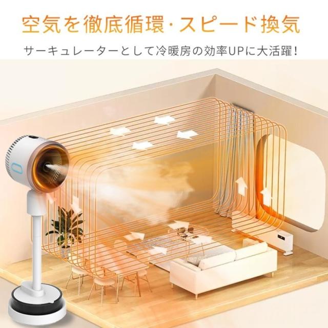 加湿器 セラミックファンヒーター 4L大容量 空気清浄機 扇風機 温冷両用 温