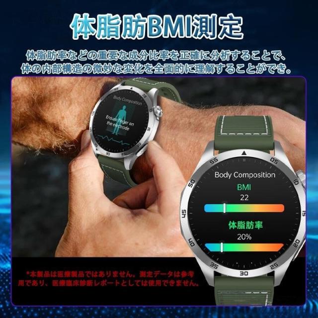 スマートウォッチ 日本製検出器 心電図ECG+PPG 血糖値 血圧位置づける 尿酸脂質 血中O 温度位置づける 24第四次元高明確さ心臓の鼓動数 お休み保護すること 活動写真量計 着信告げ知らせる 2025最
