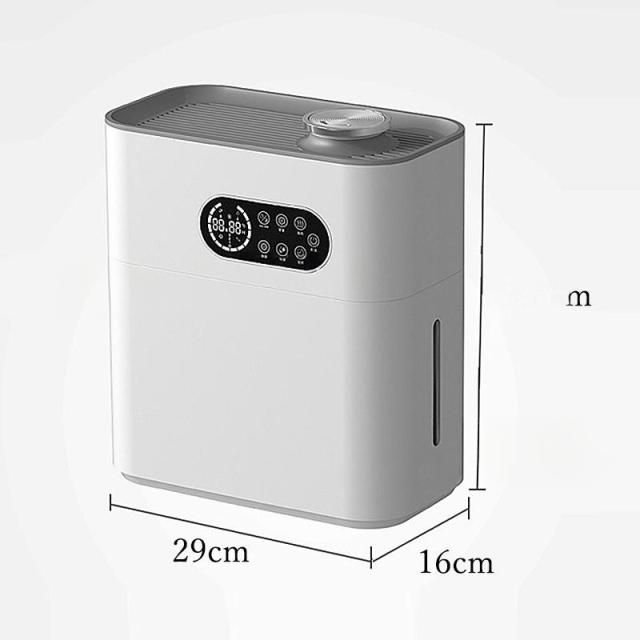 加湿器 大容量 6.5L 卓上 おしゃれ 静音 スチーム式 上から給水 省エネ 小型 コンセント給電 アロマ対応 寝室 オフィス 超音波式 水噴霧式 節電 乾燥対応 秋冬