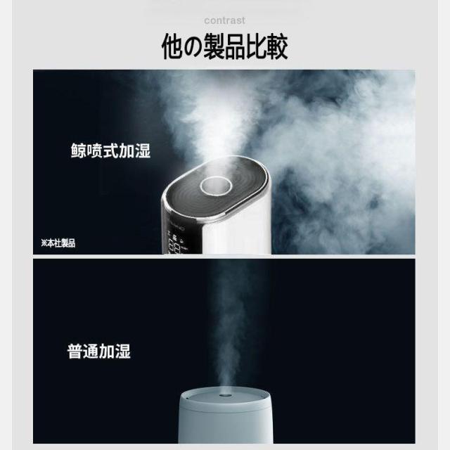 加湿器 超音波式 大型加湿器 タワー型 空気清浄機 9L大容量 4重除菌 48H連続運転 uv除菌 マイナスイオン 自動湿度調節 上部給水 低騒音 花粉 省エネ 乾燥対策_17