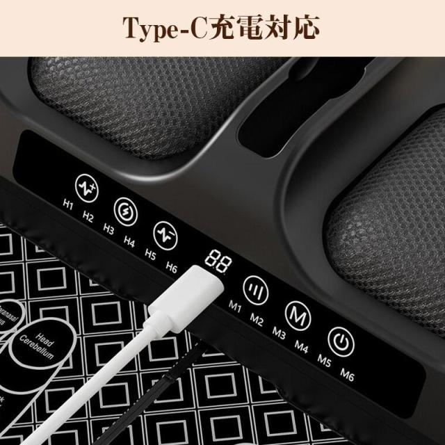 EMSフットマッサージャー 2way 折りたたみ 温感 リモコン付き フットマッサージ リラクゼーション フットパッド 脚痩せ マッサージ器_9