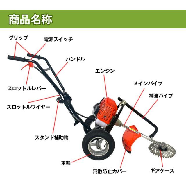 草刈り機 草刈機 エンジン 芝刈り機 草刈り 刈払機 エンジン草刈り機 エンジン式草刈り機 コードレス草刈り機 剪定バリカン コードレス 刃 替刃 手押し式草刈機_7