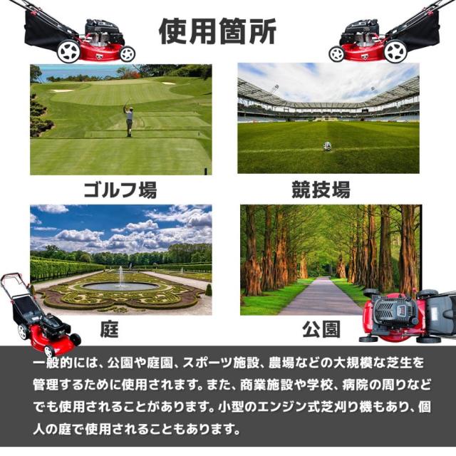 芝刈り機 自走式 芝刈機 ６馬力 刈高さ7段階調整 刈幅510mm （51cm）大容量60L 集草バッグ付き 草刈機_11
