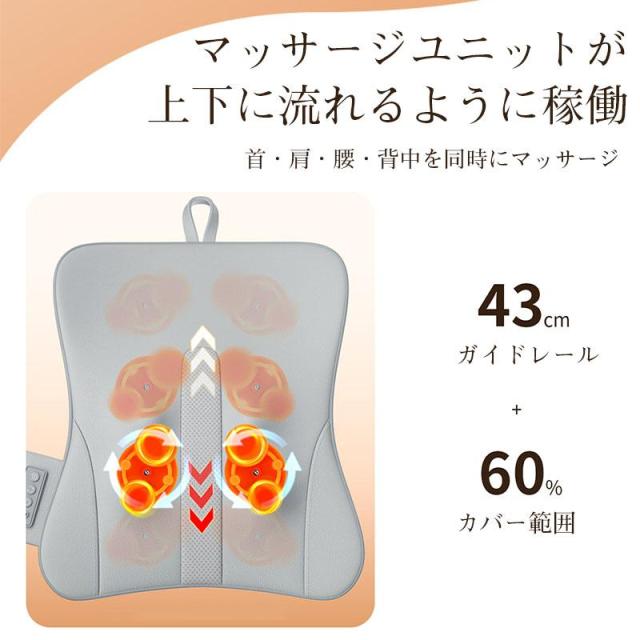 ＼一日の疲れを芯からほぐす／ マッサージ器 多機能マッサージ機 寝ながら ネックマッサージャー 温熱 車兼用_3