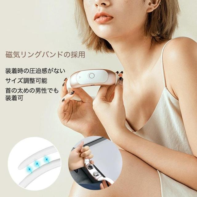 マッサージ器 ネックマッサージャー 首 肩 マッサージ ヒートネック 首こり 男女 温熱 ギフト 誕生日 ケア リラックス 解消グッズ 癒し 軽量 コードレス_8