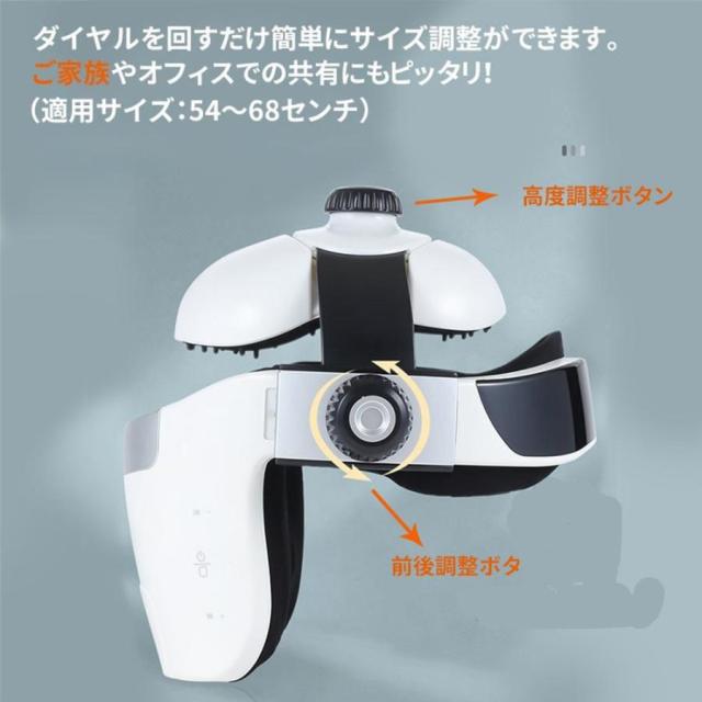 【2026新型】ヘッドスパ ハンズフリー ヘッドマッサージ機 家電 効果 自宅 ヘアケア 頭皮マッサージ マッサージ器 頭皮ケア 健康 敬老の日 プレゼント_8