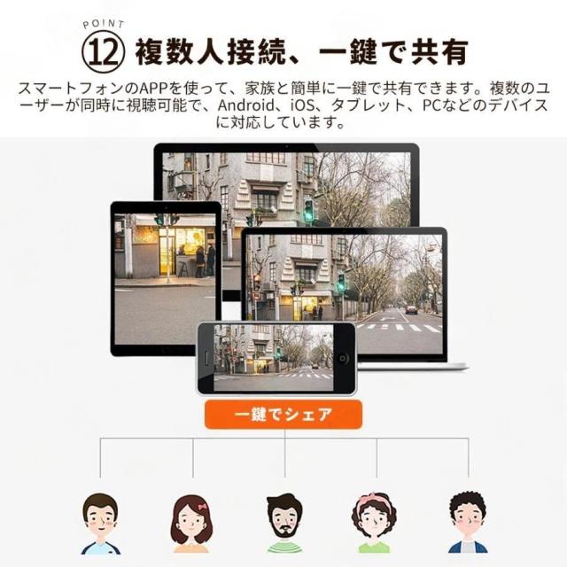 防犯カメラ 屋外 家庭用 1000万画素 wifi 広角 デュアル IP66 屋外カメラ パンチルト 監視カメラ モーショントラッキング 工事不要 防水防塵 音声通話 高性能