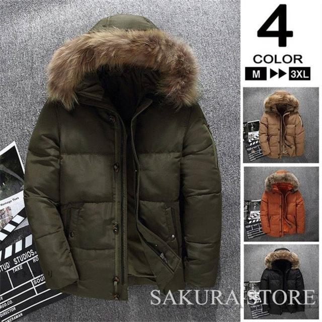 クーポン対象 年末セール ダウンコート ダウンジャケット メンズ ジャケット ブルゾン 秋冬 アウター アウトドア 冬服 防寒着 防風 保温 厚手 送料無料 クリスマスギフト ギフトに最適