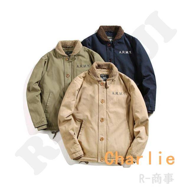 クーポン対象 年末セール N-1 デッキジャケット メンズ ミリタリー N1 U.S.NAVY 米海軍 米軍 ボアジャケット 裏起毛 防寒 ブルゾン ジャンパー お兄系 冬 秋 送料無料 クリスマスギフト ギフトに最適