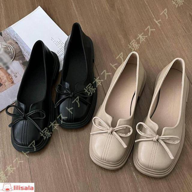 ブラックフライデー限定 30%OFF】フラットシューズ レディース 靴