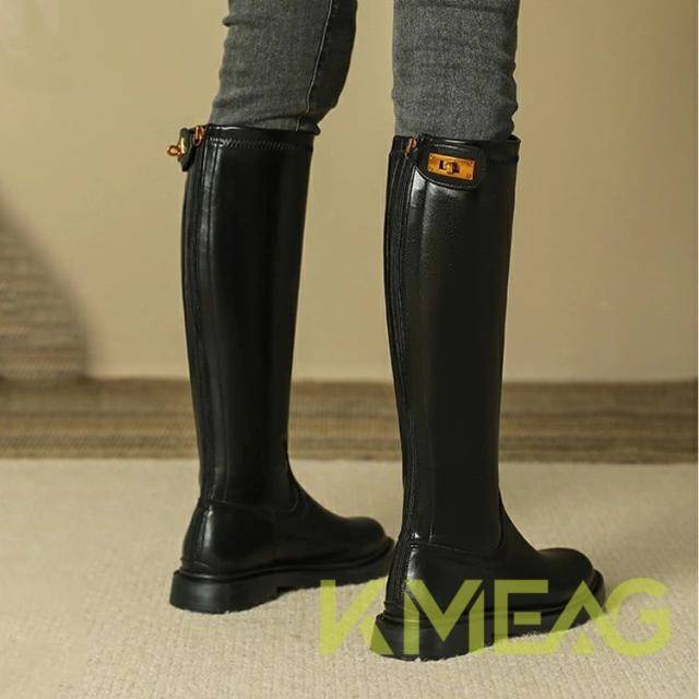 クーポン対象 年末セール ロングブーツ ブーツ レディース ローヒール ジョッキーブーツ 美脚 シューズ 暖かい 柔らか 低反発 大きいサイズ 22.5cm?25cm 脱げる オフィス 通勤 痛くない 歩きやすい 走れる おしゃれ 20 30 40 50代 送料無料 クリスマスギフト ギフトに最適