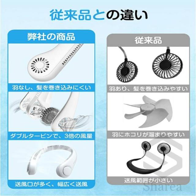 クーポン対象 年末セール 首掛け扇風機 ネックファン 3階段風量調節 4000mAh大容量 上下送冷風 冷感 首かけ扇風機 -15℃瞬間冷却プレート 扇風機 軽量 風向自由調節 冷風機 軽量 高品質 長時間 おしゃれ ひんやり 軽い プレゼント 扇風機 通勤 送料無料 クリスマスギフト ギ
