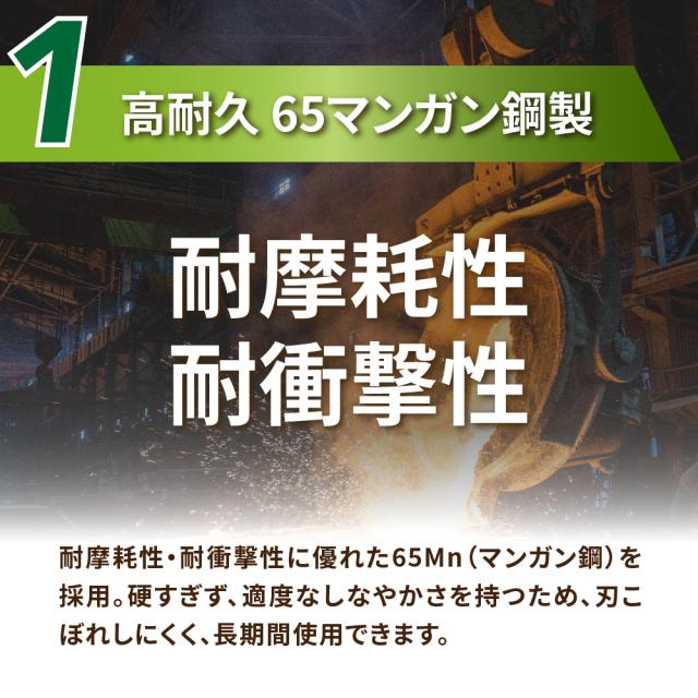 FUJIMI 3枚刃 10枚入り 山林用 厚み2.5mm ツル 草 刈払機 草刈 305mm 2mm 65マンガン鋼 合金鋼 高マンガン鋼