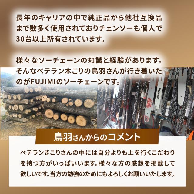 FUJIMI チェーンソー 替刃 2本 21BPX-68E ソーチェーン ハスク H25-68E スチール 25RM-68