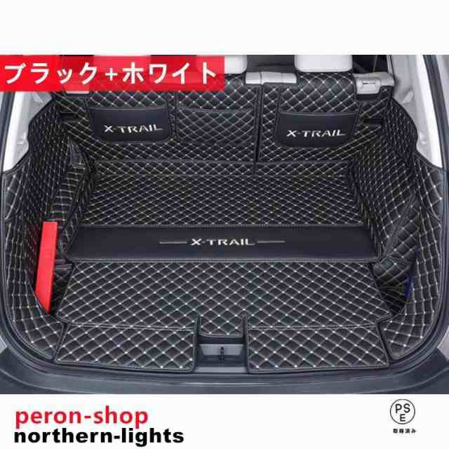新型エクストレイル エクストレイルT33 パーツ アクセサリー インテリアパネル レザーラゲッジマット