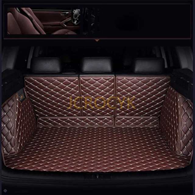 カスタム 車のトランクマット アウディA4 アバント B9 8W 2016-2022 トランクマット 車種専用設計ラゲッジマット 防水 滑り防止 耐汚れ 3Dフルカバーカーゴマッ_1