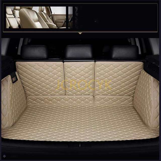 カスタム 車のトランクマット アウディA4 アバント B9 8W 2016-2022 トランクマット 車種専用設計ラゲッジマット 防水 滑り防止 耐汚れ 3Dフルカバーカーゴマッ_3
