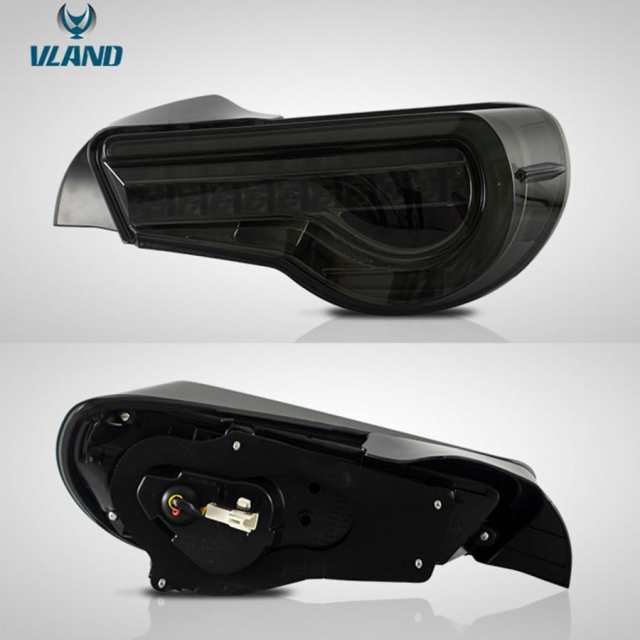 トヨタ 86 テールランプ スバル BRZ 流れるウインカー 左右2点セット テールライト 全LED 2012~2020年 スモーク Taillights For Toyota 86 zn6 BRZ ZC6_6