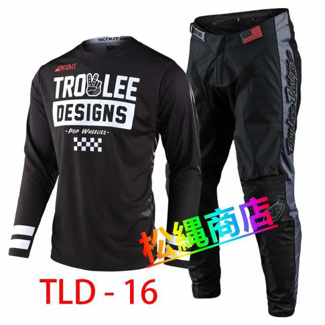 新品 TLD上下セット 2024年 モデル 汎用ウェア パンツ ジャージ 長袖 オフロード モトクロス パンツ モトクロス用セット バイク用品