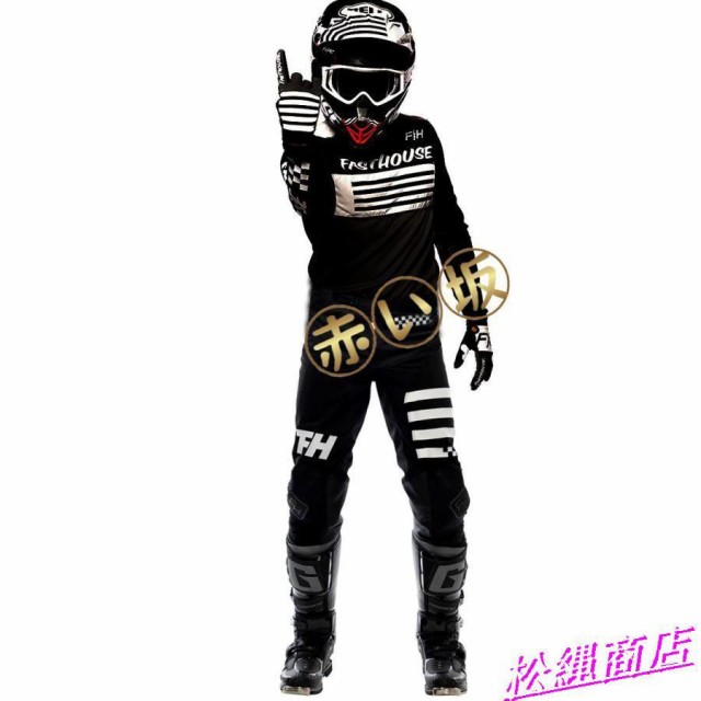 新品 上下セット 2023年 モデル 汎用ウェア パンツ ジャージ 長袖 オフロード モトクロス パンツ モトクロス用セット バイク用品 8,264円
