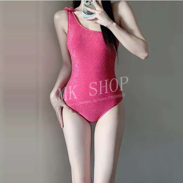 送料無料夏新作ワンピース オールインワン 水着 レディース 体型カバー シングルショルダー 韓国ファッション海辺で休暇を過ごす 水着バック