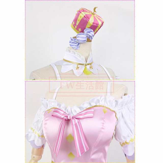 送料無料 バーチャルライバー VTuber 風 姫森ルーナ コスプレ 高品質