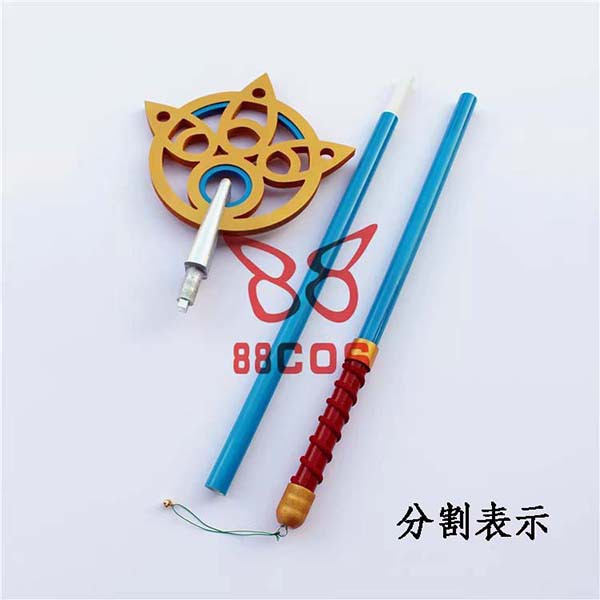 送料無料 ファイナルファンタジー FF10風 ユウナ 召喚師服 コスプレ 衣装 ウィッグ 道具杖 コスチューム 演出服 アニメ ゲーム ハロウィン cosplay 変装_12