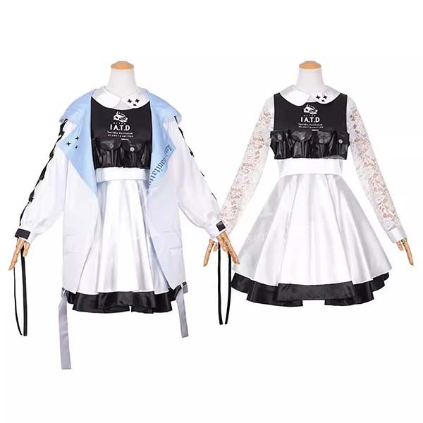 ブルーアーカイブ Blue Archive 風 秤アツコ コスプレ 衣装 ウィッグ 靴 お面 コスチューム イベント ハロウィン変装仮装_2