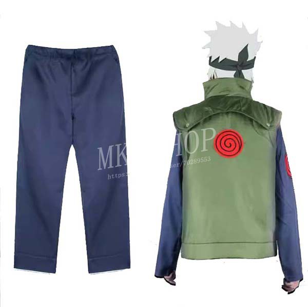 送料無料 ハロウィン NARUTO ナルト風 はたけ カカシ コスプレ フルセット衣装 大人用子供用 コスチューム 演出服 アニメ ゲーム ハロウィン cosplay 変装_2