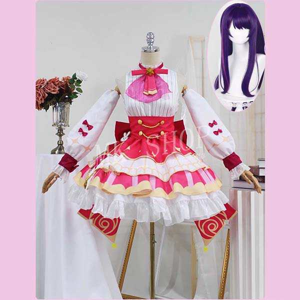 送料無料 推しの子 風 星野アイ コスプレ 衣装 cosplay 打歌服 ウィッグ コスチューム 演出服 アニメ ゲーム ハロウィン cosplay 変装