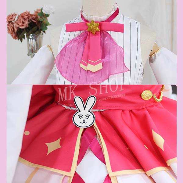 送料無料 推しの子 風 星野アイ コスプレ 衣装 cosplay 打歌服 ウィッグ コスチューム 演出服 アニメ ゲーム ハロウィン cosplay 変装_3