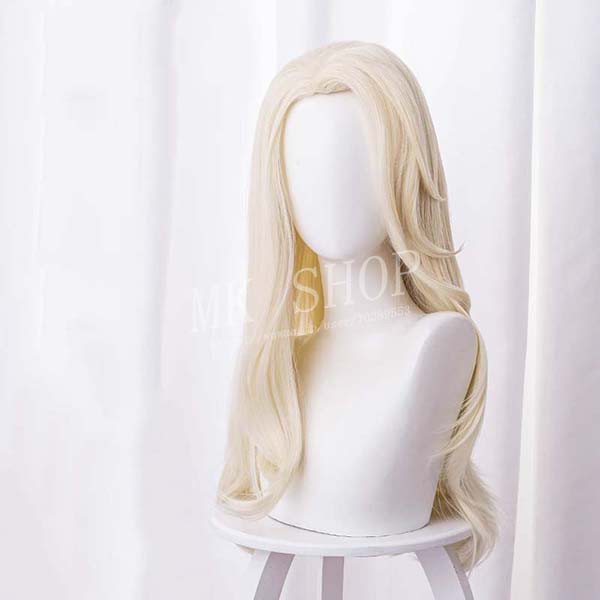 送料無料 アナと雪の女王 エルサ コスプレ 衣装 Elsa 姫様 ドレス 演出服 マント付き ワンピース レディー ス ウィッグ 大人サイズ エレガント 文化 祭 学園祭 ハロウェイン_9