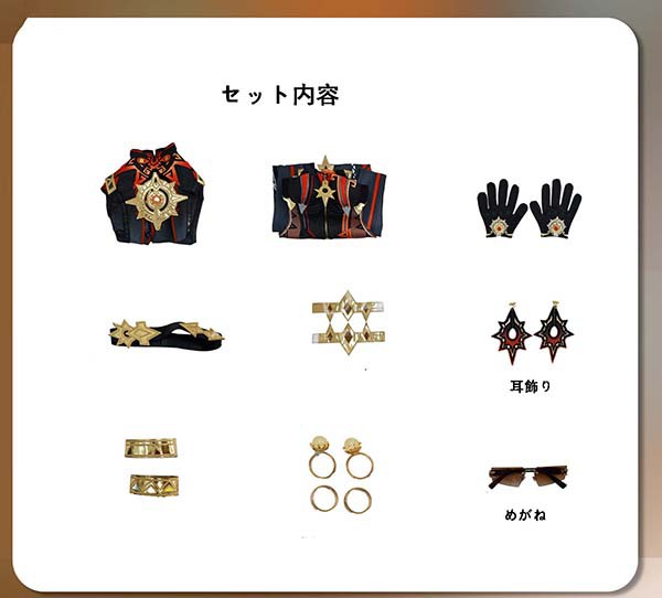 送料無料 原神 げんしん genshin 風 マーヴィカ Mavuika 火神 コスプレ衣装 ウィッグ 靴 演出服 アニメ ゲーム ハロウィン cosplay 変装_7