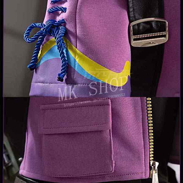 送料無料 VALORANT ヴァロラント風 クローヴ Clove コスプレ 衣装 ウィッグ 靴 リュックサック ハロウィンcosplay イベント パーティー コスチューム 変装_5