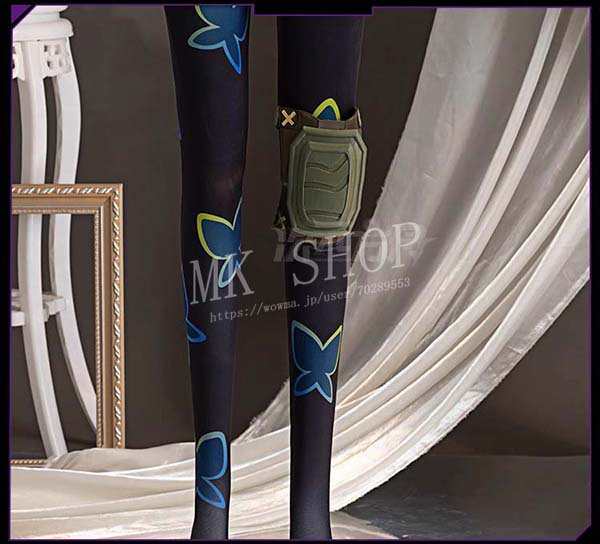 送料無料 VALORANT ヴァロラント風 クローヴ Clove コスプレ 衣装 ウィッグ 靴 リュックサック ハロウィンcosplay イベント パーティー コスチューム 変装_7