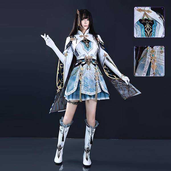 送料無料 恋と深空 女主角 ヒロイン 主人公 流雲挽風戦闘服 コスプレ衣装 ウィッグ 靴 ハロウィン クリスマス アクティビティ プレゼント 仮装 文化祭